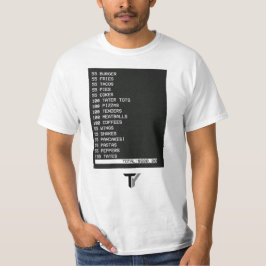 55 Burger 55 Pommes Frites Scherz T-Shirt