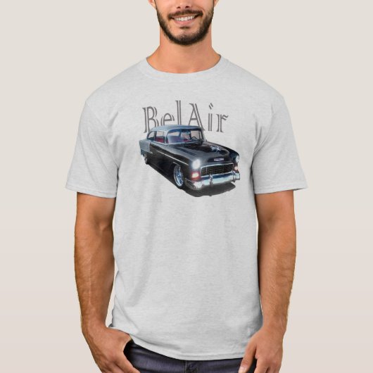 '55 Chevy BelAir Gewohnheit T - SHIRT (Vorderseite)