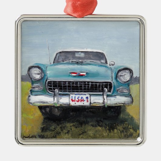 '55 Chevy Car Art Ornament (Vorne)