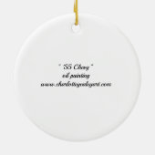 '55 Chevy Car Art Ornament (Hinten)