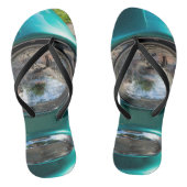 55 Chevy Headlight Badesandalen (Fußbett)