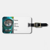 55 Chevy Headlight Gepäckanhänger (Vorderseite horizontal)