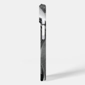 55 Chevy Headlight Graustufen Case-Mate iPhone Hülle (Rückseite / Links)