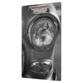 55 Chevy Headlight Graustufen Klemmbrett (Links)