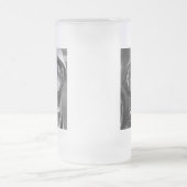 55 Chevy Headlight Graustufen Mattglas Bierglas (Mittel)