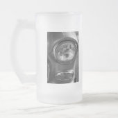 55 Chevy Headlight Graustufen Mattglas Bierglas (Links)