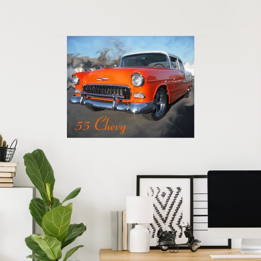 55 Chevy Poster (Heimbüro)