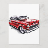 55 Chevy Postkarte (Vorderseite)