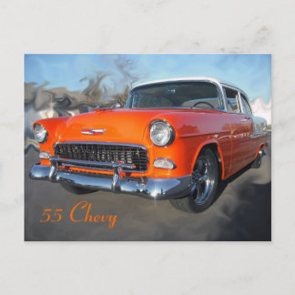 55 Chevy Postkarte