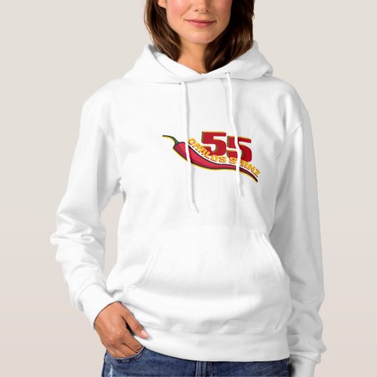 #55 Chili Hoodie | Fan-Made Tifosi Gear (Vorderseite)