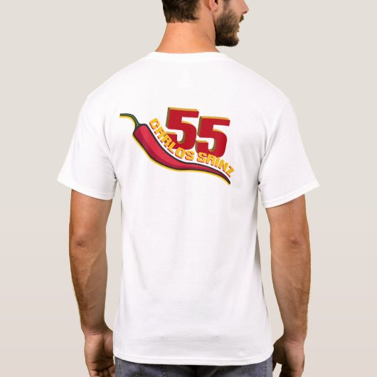#55 Chili Shirt | Fan-Made Tifosi Gear (Rückseite)