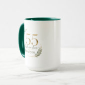 55 Dinge, die wir an Mama lieben Tasse (Vorderseite Links)