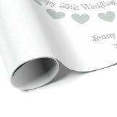 55. Emerald-Hochzeitstag Geschenkpapier (Rolleneckpunkt)