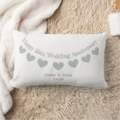 55. Emerald Wedding Anniversary Cushion Lendenkissen (Decke)