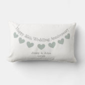 55. Emerald Wedding Anniversary Cushion Lendenkissen (Vorderseite)