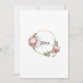 55. Emerald Wedding Jubiläum Save The Date (Rückseite)