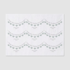 55. Emerald Wedding Jubiläumspapier Seidenpapier