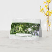 55. Emerald Wedding Jubiläumswaldkarte Karte (Gelbe Blume)