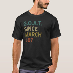 55. Geburtstag 55 Jahre alte Ziege seit März 1967 T-Shirt