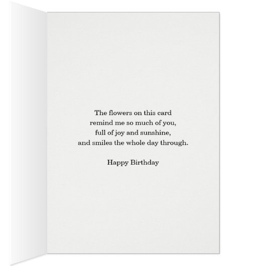 55. Geburtstag Blume Dekorierte Zahlen (Innen (Rechts))