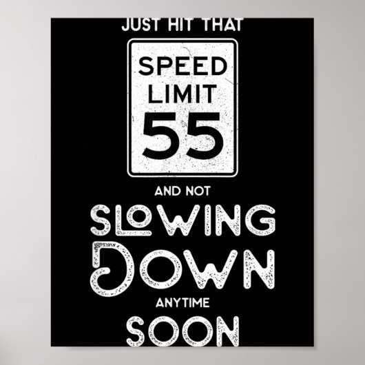 55. Geburtstag Igovernment Agency Speed Li Schild (Vorne)
