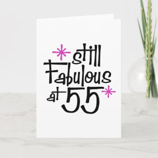 55. Geburtstag Karte