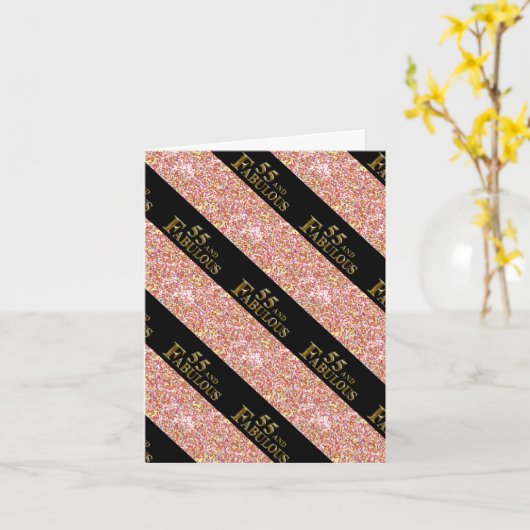 55. Geburtstag Karte (Gelbe Blume)