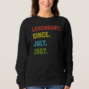 55. Geburtstag Legendary Seit Juli 1967 55 Jahre Sweatshirt