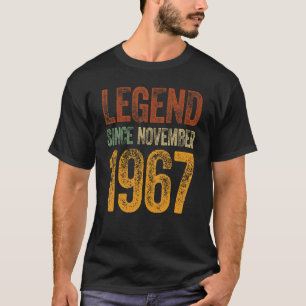 55. Geburtstag November Geboren 55 Jahre Vermächtn T-Shirt