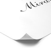 55. Geburtstag Nr. 55 Custom Foto Collage Poster (Ecke)