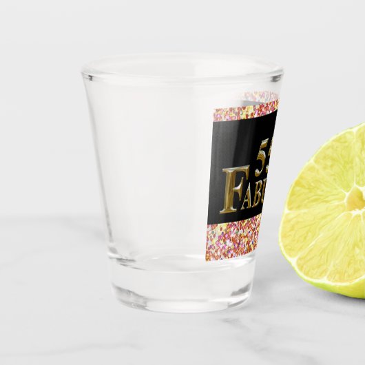 55. Geburtstag Schnapsglas (Links)