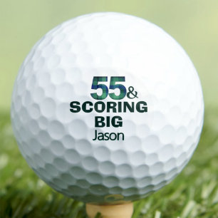 55. Geburtstag Scoring Big Individuelles Cooles Ge Golfball