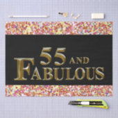 55. Geburtstag Seidenpapier (Handwerk)