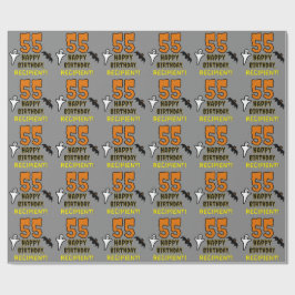 55. Geburtstag: Spooky Halloween Thema, Individuel Geschenkpapier
