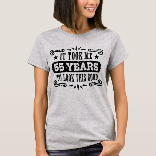 55. Geburtstag T-Shirt (Vorderseite)