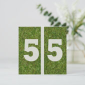 55. Geburtstags-Einladung Einladung (Stehend Vorderseite)