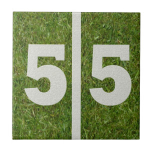 55. Geburtstags-Fußball-kundengerechte Fliese