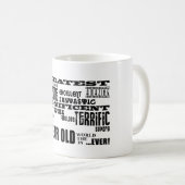 55. Geburtstags-Party-bestste fünfzig Kaffeetasse (VorderseiteRechts)