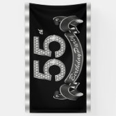55. Geburtstagsfeier Banner (Vertikal)