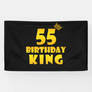 55. Geburtstagsgeschenk für 55 Jahre alter Geburt Banner