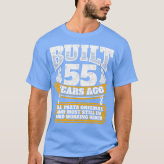 55. Geburtstagsgeschenk Idee vor 55 Jahren erbaut T-Shirt