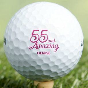 55. Geburtstagsgeschenk Lustig Rosa Benutzername Golfball