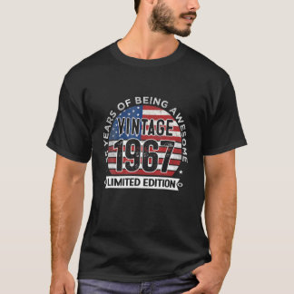 55. Geburtstagsgeschenke Männer Vintag 1967 55 Jah T-Shirt