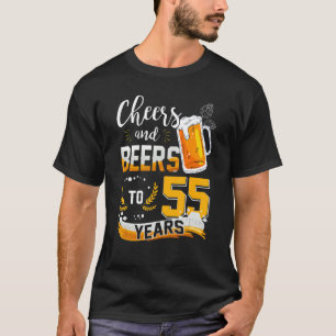 55. Geburtstagskuiere und Biere bis 55 Jahre Gebor T-Shirt
