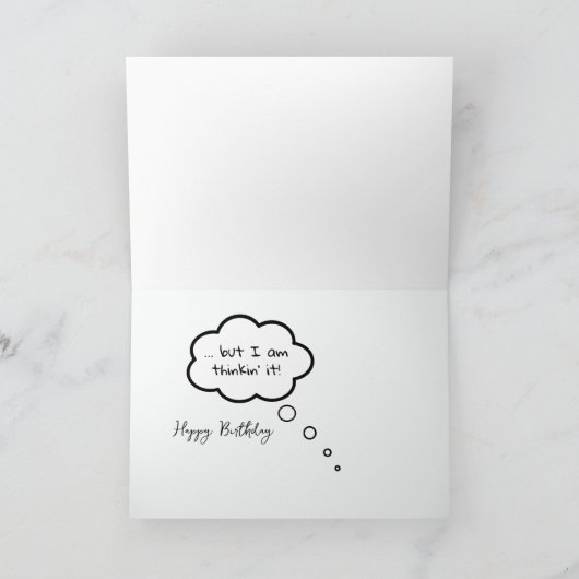 55. Geburtstagsrooster-Spaß Karte (Innenseite)