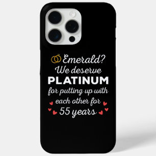 55. Hochzeitstag I - Emerald Funny Couple Case-Mate iPhone Hülle