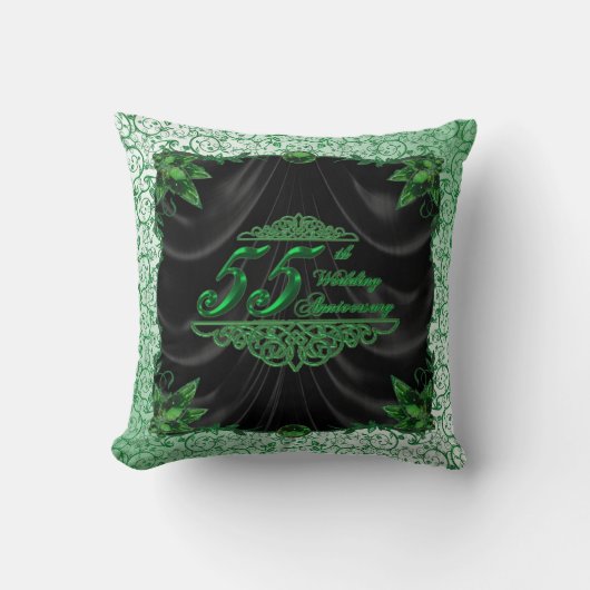 55. Hochzeitstag Kissen (Vorderseite)