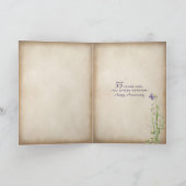 55. Hochzeitstag Rock und Lilacs Karte (Innenseite)