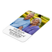 55. Hochzeitstag Save-the-Date-Foto Magnet (Linke Seite)