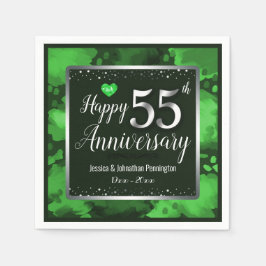 55. Hochzeitstag Serviette